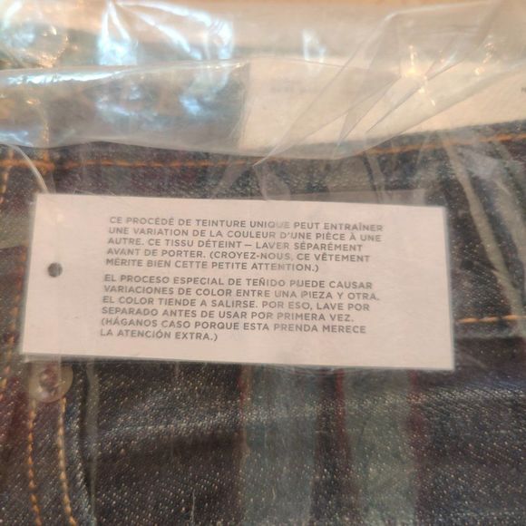 NWT American Eagle Outfitters Men's Jeans, Dark Wash, Loose fit, Size 30 x 34 - Picture 3 of 8